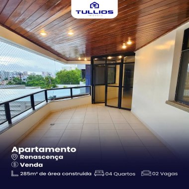 Amplo Apartamento à Venda no Renascença II – Conforto e Exclusividade Amplo Apartamento à Venda no Renascença II – Conforto e Exclusividade